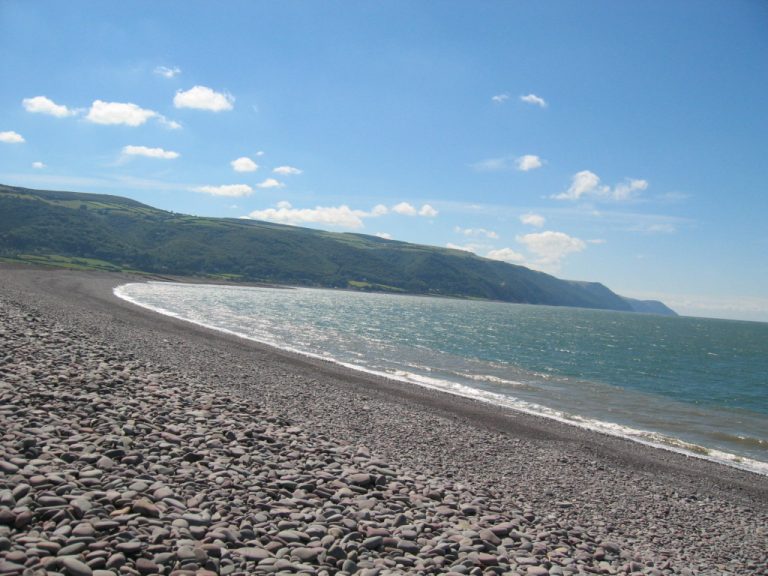 exmoor b&b beach near Bossington Hall