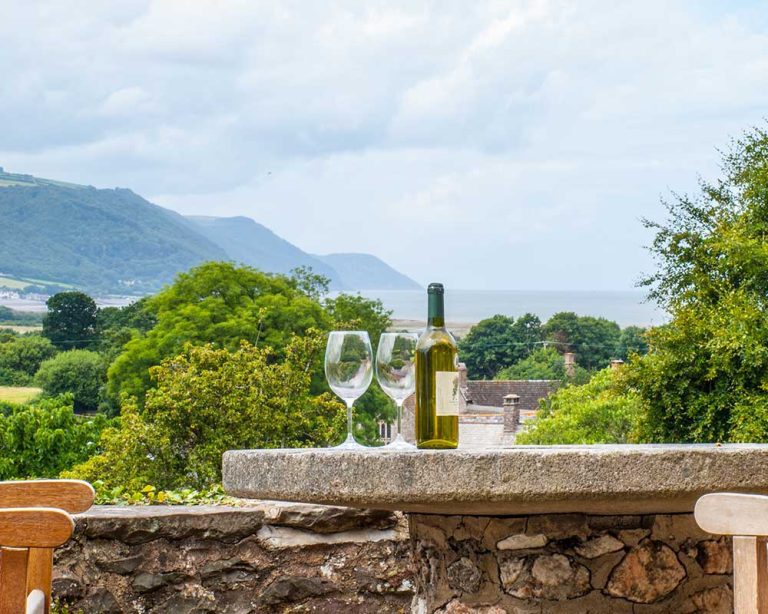 If all that seems too energetic, you are allowed on holiday to relax with a glass of wine on our terrace and just soak up the view of the headlands of Foreland Point at Lynton and Lynmouth