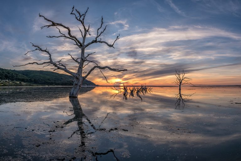 Just behind Bossington Beach is this, the 'marsh' which sometimes floods on a high tide, creating this spectacular effect