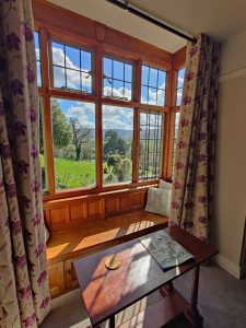 wonderful exmoor view from martinhoe oak mullioned window