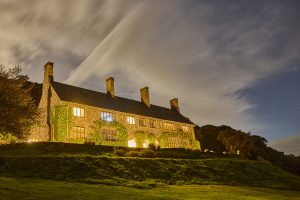 bossington hall at night