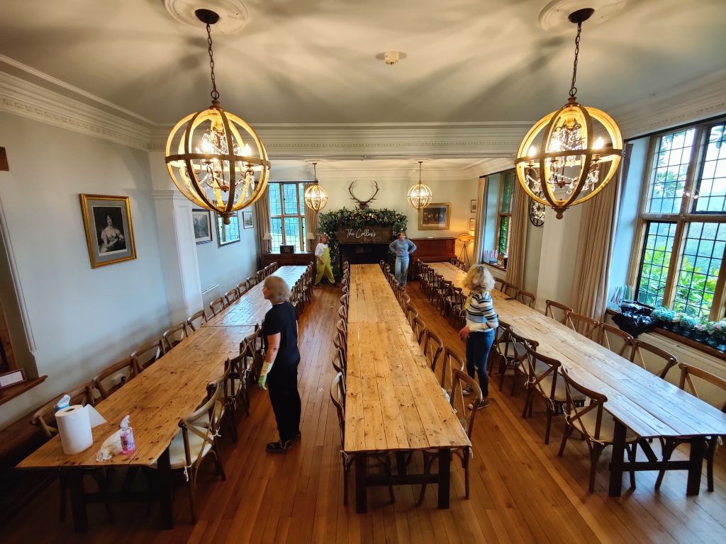 wedding reception table layout