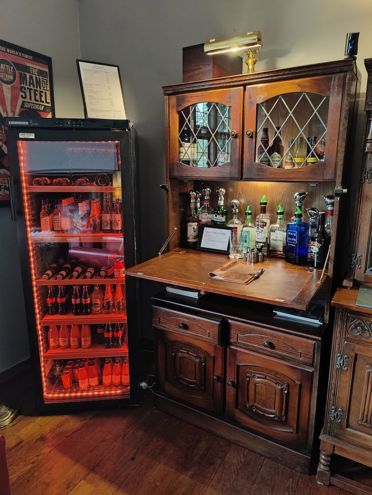 self serve bar with honesty system