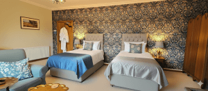 Twin beds in Embercombe